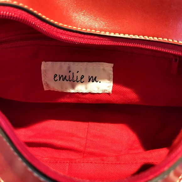 Red White and Blue Emillie M. Hand bag - Picture 3 of 5